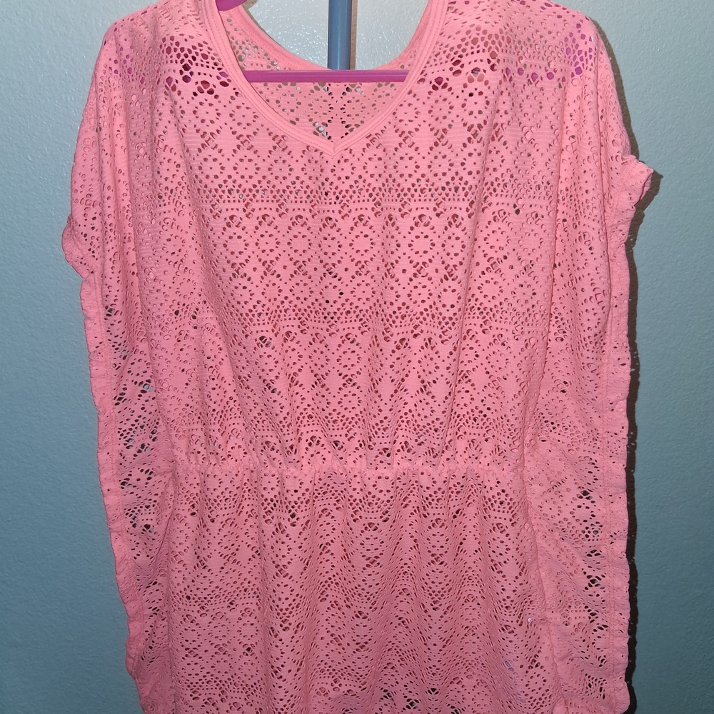 Wonder Nation Kids Orange Crochet Top